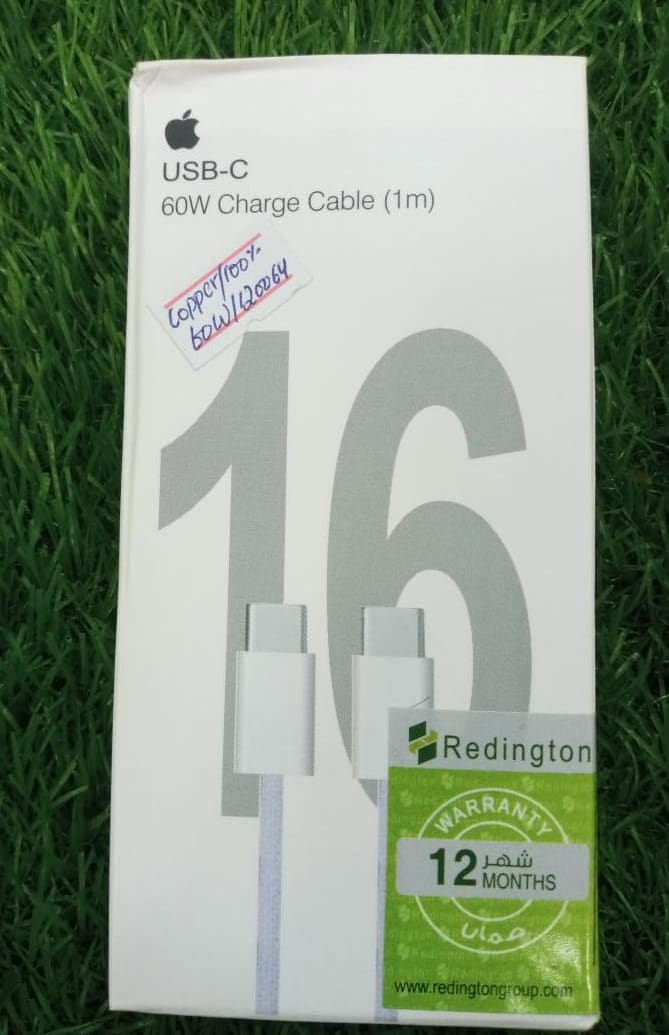 Apple Original USB-C 60W Charge Cable (1m) – 12 Months Warranty